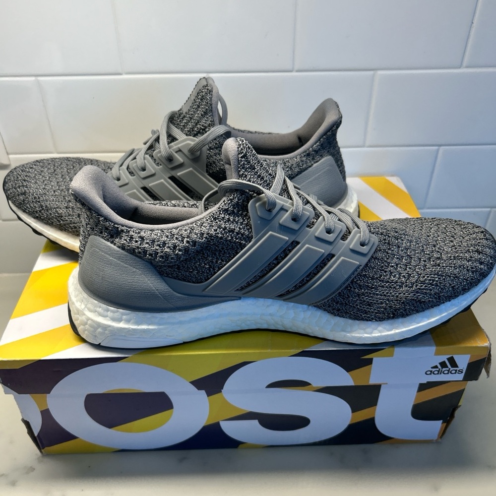 Adidas Gray Athletic Footwear